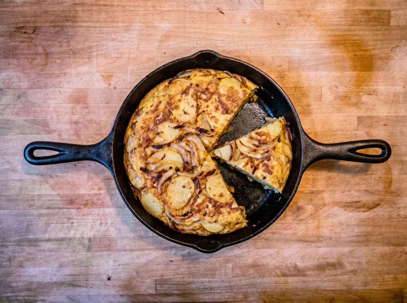 Tortilla Espanola, Spanisches Kartoffelomelett